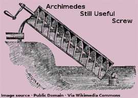 Archimedes Still useful screw Archimedes Still useful screw