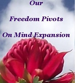 Our freedom pivots on mind expansion Our freedom pivots on mind expansion